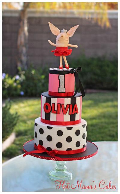 Olivia's 1st Birthday!  - Cake by Hot Mama's Cakes