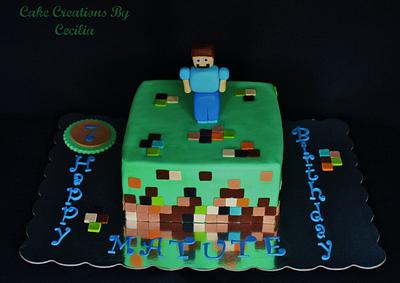 Minecraft  Birthday Cake - Cake by CakeCreationsCecilia