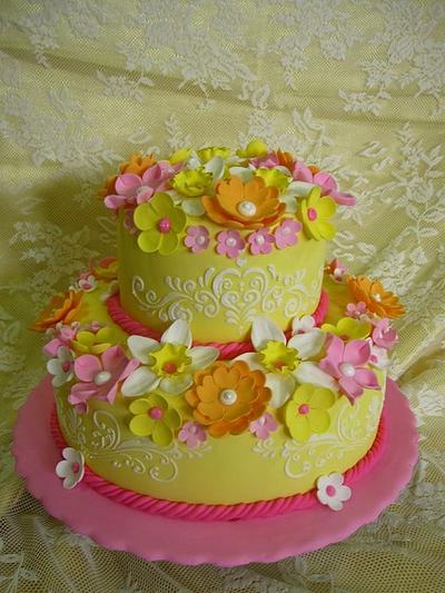 flowers - Cake by pepicake