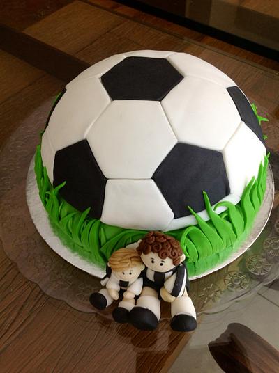 Soccer Cake - Cake by Cláudia Oliveira