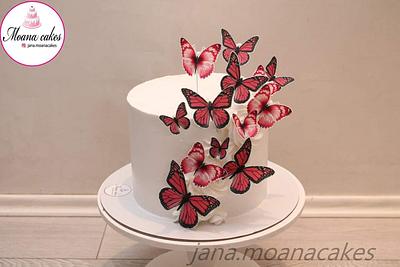 Butterfly cake - Cake by Moanacakes