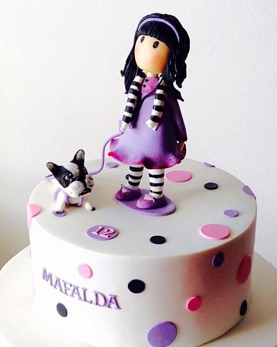 Gorjuss birthday cake - Cake by Ditoefeito (Gina Poeira)