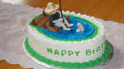 Fishing Birthday Cake - Cake by Laurie