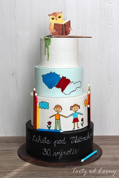 School cake - Cake by Lorna
