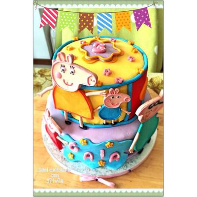 Peppa Pig  - Cake by Silvia