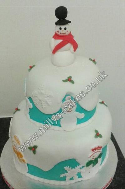 frosty the snowman - Cake by milly2306