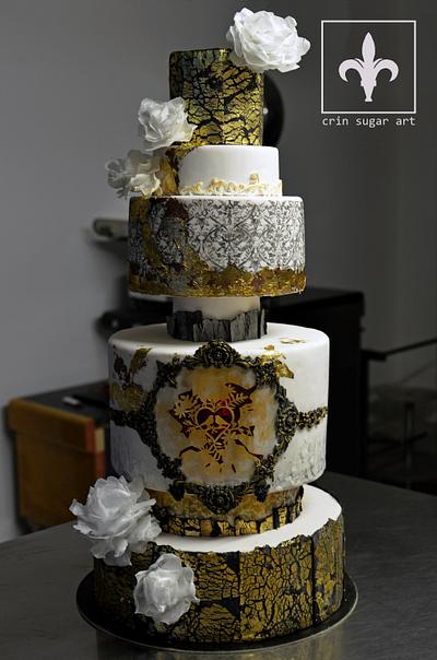 wedding cake design crinsugar - Cake by Crin sugarart