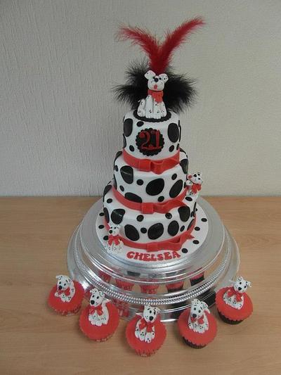 101 Dalmation Cake - Cake by thecakeproject