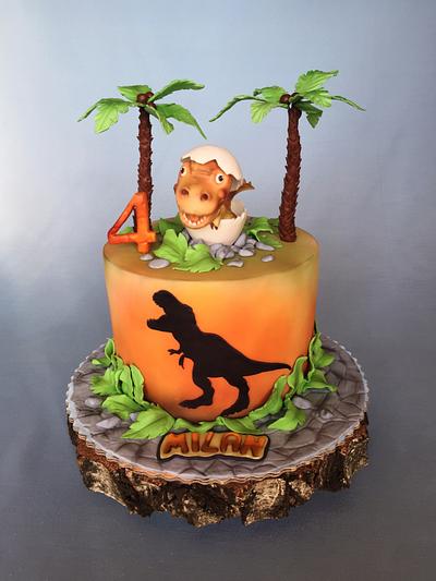 Baby dinosaur  - Cake by Layla A