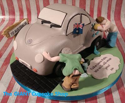 VW Beetle cake - Cake by Amelia Rose Cake Studio