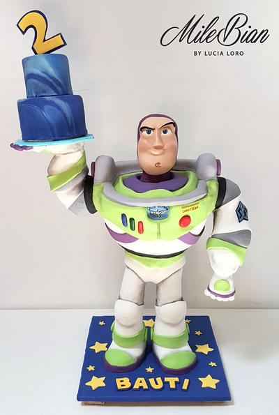 Buzz Lightyear 3D sculpted cake   - Cake by MileBian