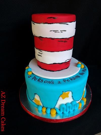 Dr. Seuss cake - Cake by AZDreamCakes