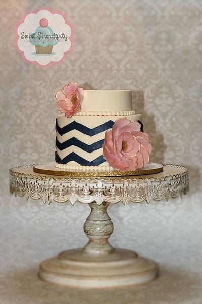 Chevron Classic - Cake by Sweet Serendipity by Sheila