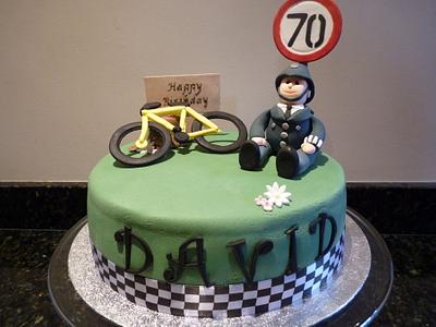 70th Birthday Cake - Cake by CodsallCupcakes