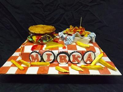 Hamburger cake - Cake by Katarina