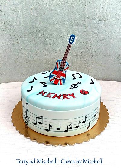 Guitar cake - Cake by Mischell