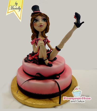 Chica Can Can - Cake by Marielly Parra