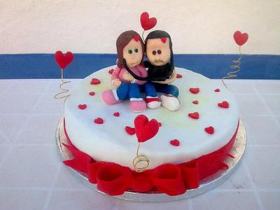 Valentine Cake - Cake by Dora sofia