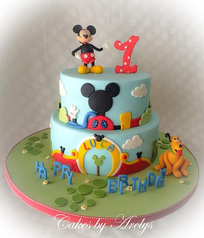 Mickey clubhouse cake and cupcakes - Cake by Cakes by Arelys