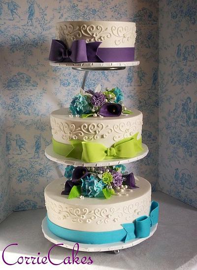 springtime wedding cake - Cake by Corrie