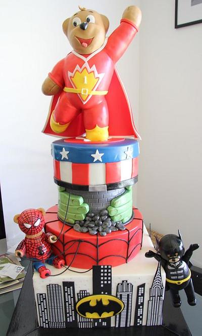Super Ted the Greatest Super Hero of them all!! - Cake by V.S Cakes