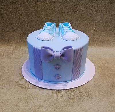 Baby shoes cake - Cake by MoMa