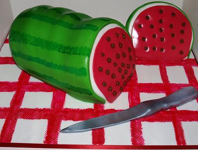Watermelon Cake - Cake by Deb-beesdelights