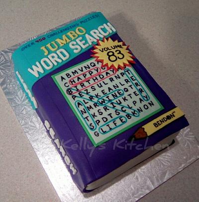 Find a Word cake - Cake by Kelly Stevens