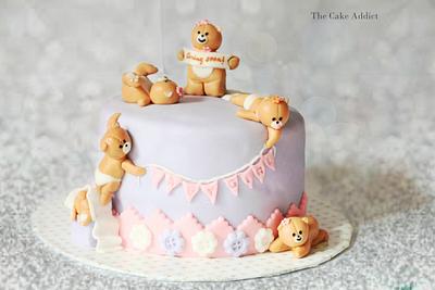Naughty Teddies - Cake by Sreeja -The Cake Addict