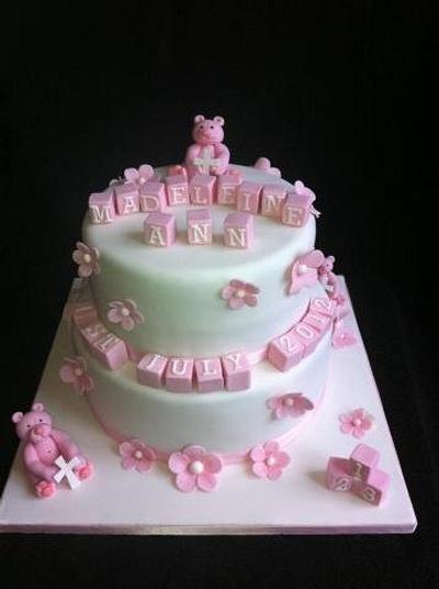 Christening Cake - Pretty & cute - Cake by MuffinTopsByDiana