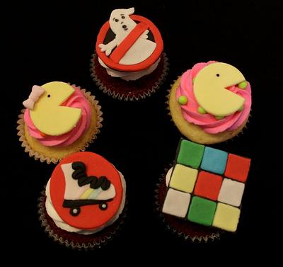 80's themed cupcakes - Cake by Jewell Coleman
