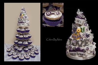 Mini Fantasy Tower - Cake by Cakes by Nina Camberley