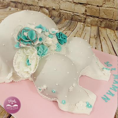 BB Shower cake - Cake by Studio53