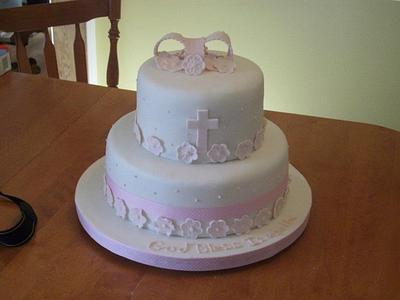 Baptismal cake - Cake by Sugar Ally Cakes