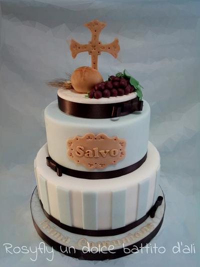 Prima comunione di Salvo - Cake by Rosyfly un dolce battito d'ali