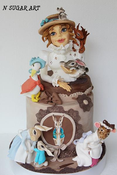 CPC Beatrix Potter Collaboration - Cake by N SUGAR ART