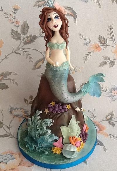Mermaid Cake - Cake by onceuponatimecakes