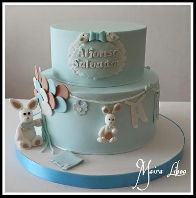Baptism cake - Cake by Maira Liboa