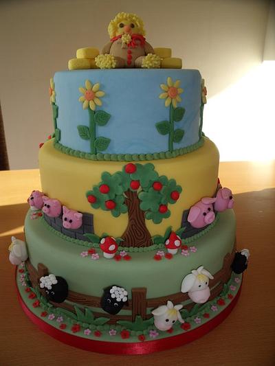 farm yard cake - Cake by helen Jane Cake Design 