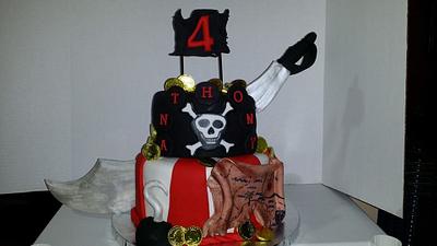Pirate Birthday Cake - Cake by Melissa