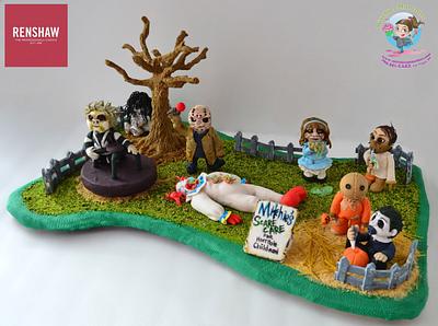 RenshawUSA Collab - Mitchie's SCARECARE for HORRORible Children - Cake by Chef Mitchie