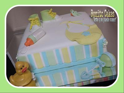 Baby Shower Duck - Cake by Bonito Cakes "Arte q se puede comer"