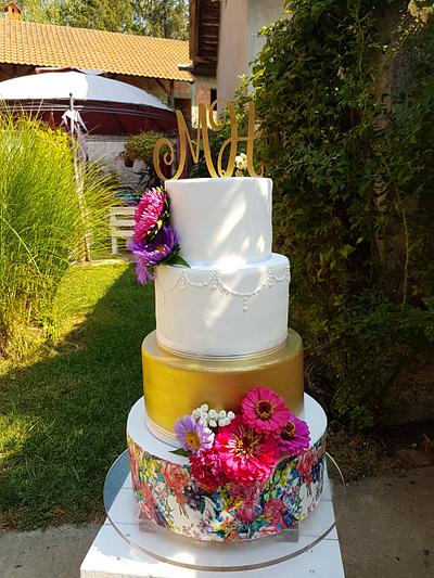 Wedding cake - Cake by Emina90