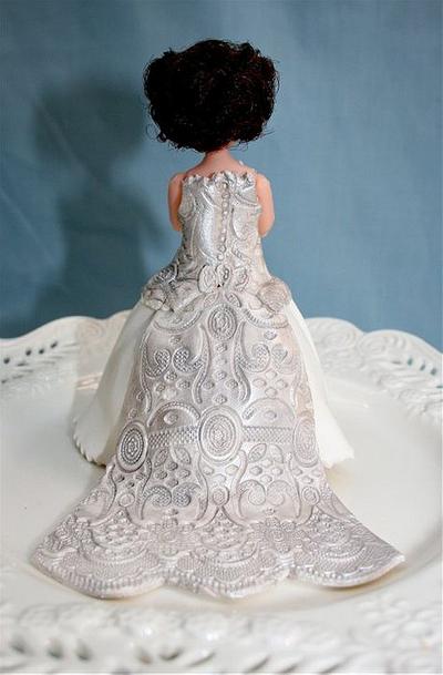 Mini Wedding Doll Cake - Cake by Debra J. Mosely