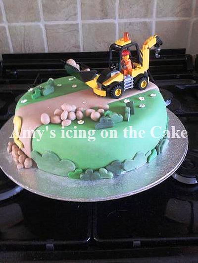 Digger Cake - Cake by Amy's Icing on the Cake