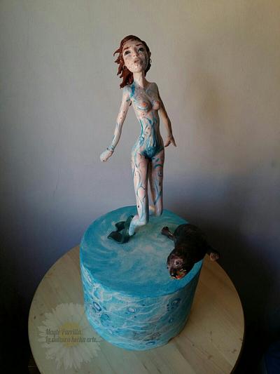 Collaboration "Sweet Summer" - Cake by Mayte Parrilla