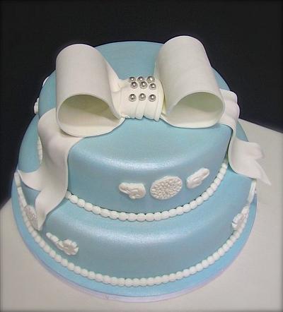 Retro Blue - Cake by Bizcocho Pastries