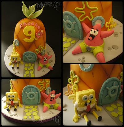 Spongebob and Patrick - Cake by Ginny