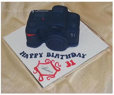 Camera Sculpted Cake - Cake by Once Upon a Cake by Dorianne