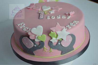Baby elephants for twins - Cake by Everything's Cake
